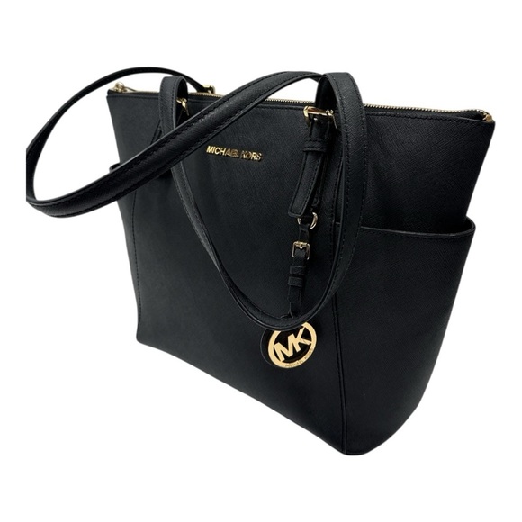 MICHAEL KORS 
Charlotte Large Saffiano Leather Top-Zip Tote Bag - Picture 8 of 10